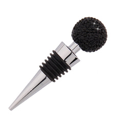 Crystal Ball Red Wine Stopper Diamond Zinc Alloy Metal Sealed Wine Cork, White, Pink, Big Red, Black, Bright Black, AB, Lake Blue