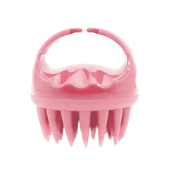 Round Hair Washing Brush Silicone Wet & Dry Multipurpose Massage Brush, Pink, Purple, Green, Black, Blue, Red, Yellow, Grey