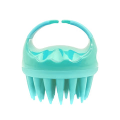 Round Hair Washing Brush Silicone Wet & Dry Multipurpose Massage Brush, Pink, Purple, Green, Black, Blue, Red, Yellow, Grey