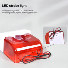 LY-103 Sound And Light Alarm Emergency Call For Help Connection Type Alarm, 24V (Red), 24V (Blue), 12V (Red), 12V (Blue)