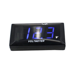 12-150V Motorcycle LCD Display Voltage, White Light, Red Light, Blue Light, Green Light