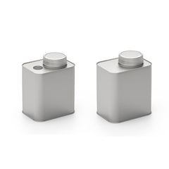 Square Tinplate Metal Sealed Cans Coffee Bean Powder Tin Cans, Specification: With Air Valve, With Air Valve, Without Air Valve