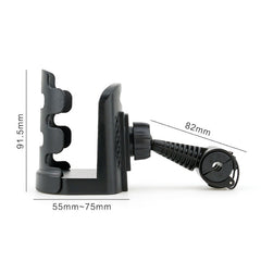 2 PCS SMCP-380 General Riding Cup Rack Motorcycle Bicycle Cup Holder, Rearview Mirror Installation, Handlebar Installation