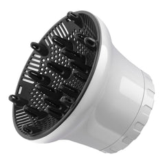 Universal Hair Diffuser Adaptable For Blow Dryers with Rotatable Design Curly Hair Large Wind Hood, White, Black