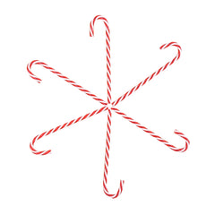 6 PCS / Pack Christmas Decorations Christmas Candy Cane Christmas Tree Ornaments, Candy Cane