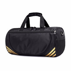 Leisure Sports Fitness Bag Men And Women One-Shoulder Diagonal Portable Cylindrical Travel Bag, Large, Small