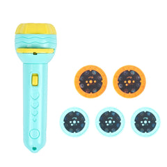 3 Sets Children Early Education Luminous Projection Flashlight, Purple + 24 Patterns, Pink + 40 Patterns, Green + 40 Patterns, Purple + 40 Patterns, Purple + 80 Patterns