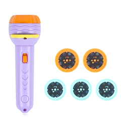 3 Sets Children Early Education Luminous Projection Flashlight, Purple + 24 Patterns, Pink + 40 Patterns, Green + 40 Patterns, Purple + 40 Patterns, Purple + 80 Patterns