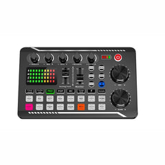F998 Live Sound Card 16 Sound Effects Noise Reduction Mixers, F998