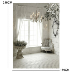 1.5m x 2.1m  Window Brick Wall Photo Studio 3D Photography Background, Window Brick