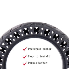 9.5 inch Electric Scooter Shock-Absorbing Honeycomb Solid Tires For Xiaomi Mijia M365, Shock-Absorbing Honeycomb Solid Tires