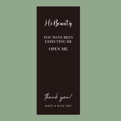 50 Sheets / Bag Rectangular Sticker Gift Box Sealed Sticker Packaging Supplies, B1, B2, B3, B4