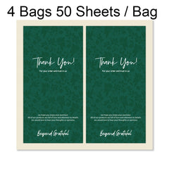 4 Bags 50 Sheets / Bag  Rectangular Stickers Gift Box Sealing Stickers, A1, A2, A3
