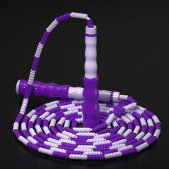 2 PCS 2.8m Children Bamboo Joint Skipping Rope, Style:, Soft Beads Pink, Soft Beads Blue, Soft Beads Purple, Soft Beads Green
