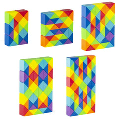 Children Puzzle Toy Color Variety Segment Magic Ruler, Spec:, 24 Sections, 36 Sections, 48 Sections, 60 Sections, 72 Sections, Hollow-24 Sections, Hollow-36 Sections, Hollow-48 Sections, Hollow-60 Sections, Hollow-72 Sections, Macaron-24 Sections      ...