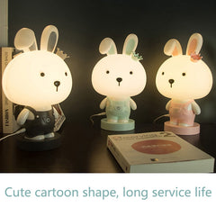 3W Cartoon Crown Pet USB Touch Control Night Light, Rabbit Pink, Rabbit Gray, Rabbit Light Blue, Bear Pink, Bear Gray, Bear Coffee, Cow Pink, Cow Coffee, Cow Green, Tiger Pink, Tiger Coffee, Tiger Green