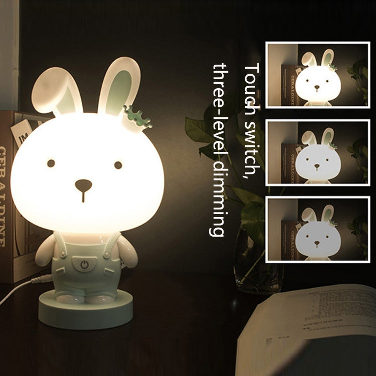 3W Cartoon Crown Pet USB Touch Control Night Light, Rabbit Pink, Rabbit Gray, Rabbit Light Blue, Bear Pink, Bear Gray, Bear Coffee, Cow Pink, Cow Coffee, Cow Green, Tiger Pink, Tiger Coffee, Tiger Green