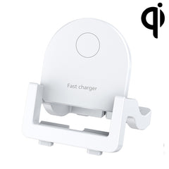 KH-18 15W Vertical Wireless Fast Charger with Phone Holder, Black, White