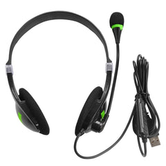 USB440 Universal USB Computer Cable Head Wearable Electricity Music Voice Headphones