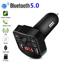 M9 Car Bluetooth MP3 Dual USB Car Charger, M9