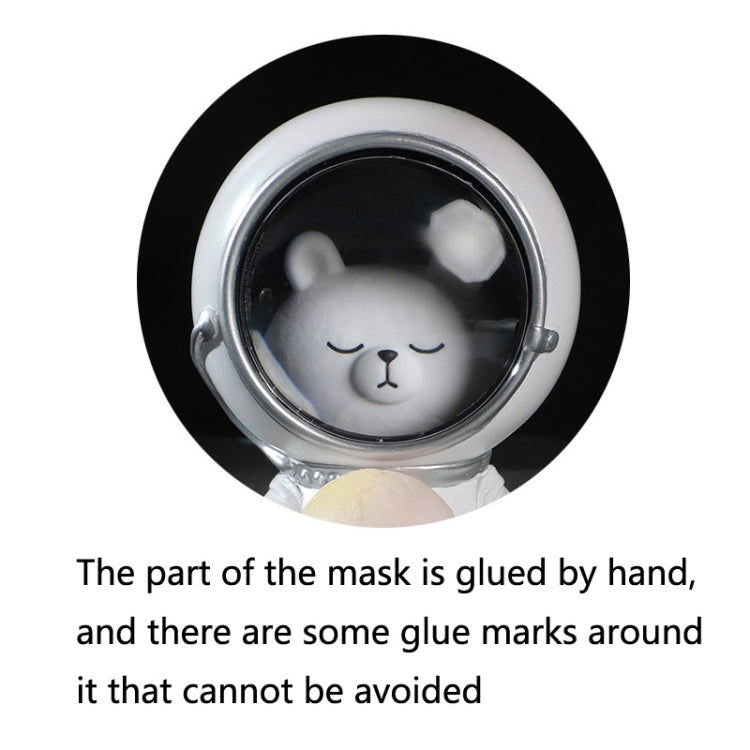 W1153 Resin Planet Night Light Home Decorations, Style:, Silver Star, Kitten Astronaut, Bear Astronaut