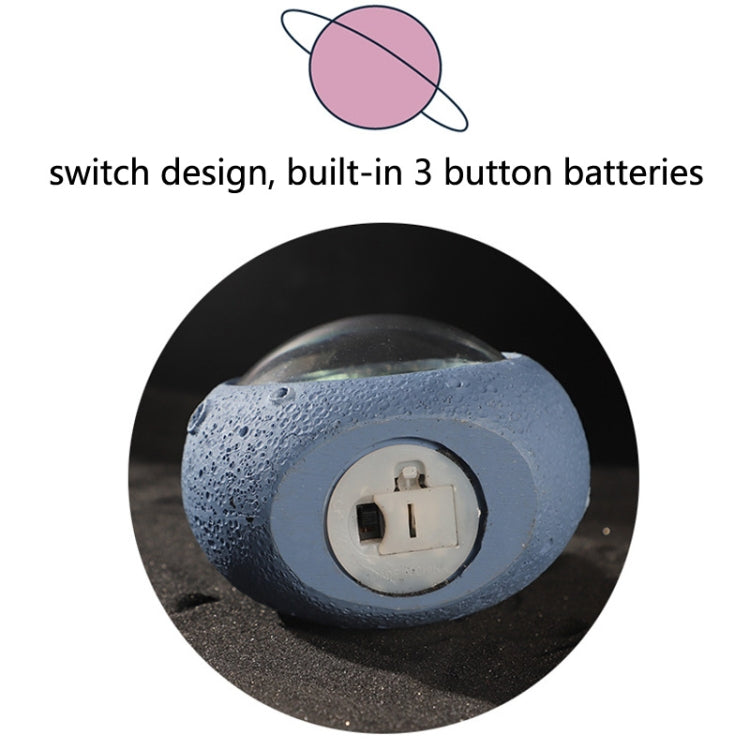 W1153 Resin Planet Night Light Home Decorations, Style:, Silver Star, Kitten Astronaut, Bear Astronaut