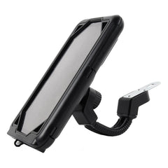 Motorcycle Bicycle Waterproof Mobile Phone Holder, Style:, Flat Button (6.5 inch), Rearview Mirror (6.5 inch), Handlebar (7 inch), Rearview Mirror (7 inch)