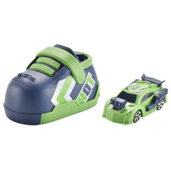 Children Competition Ejection Shoes Toy Car Set, Red, Green