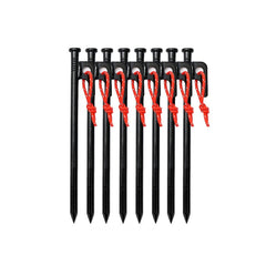 Outdoor Camping Windproof Fixed Canopy Ground Nails, 4 PCS 20cm, 6 PCS 20cm, 8 PCS 20cm, 10 PCS 20cm, 4 PCS 25cm, 6 PCS 25cm, 8 PCS 25cm, 10 PCS 25cm, 4 PCS 30cm, 6 PCS 30cm, 8 PCS 30cm, 10 PCS 30cm, 4 PCS 40cm, 6 PCS 40cm, 8 PCS 40cm, 10 PCS 40cm
