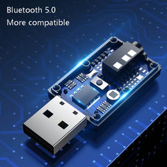 T7 4 In 1 Bluetooth 5.0 USB Transmit Receiving Audio Adapter, T7 4 In 1