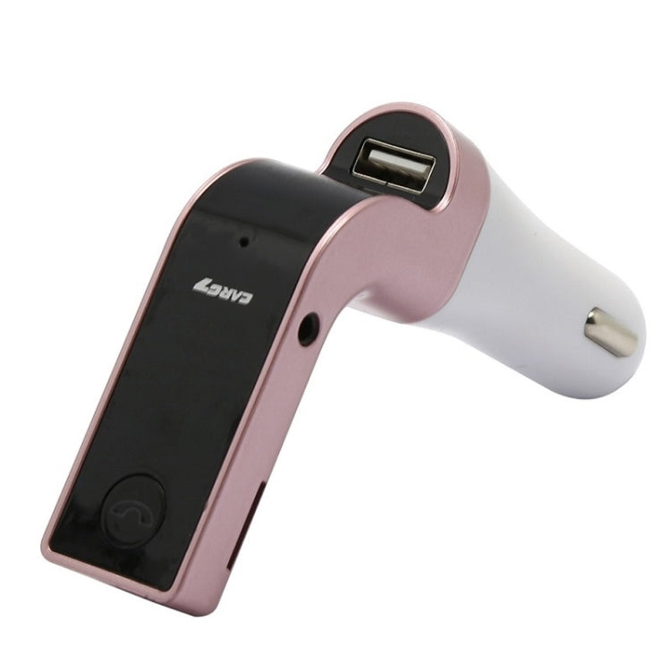 G7 Car Hands-Free Bluetooth FM Player MP3, G7 Gold, G7 Silver, G7 Black, G7 Pink, G7 Rose Gold