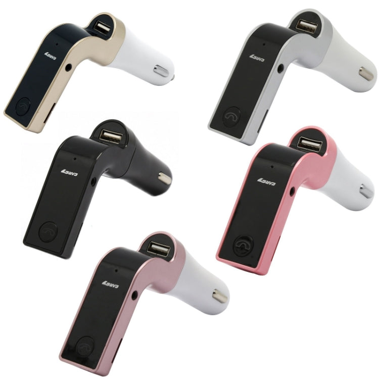 G7 Car Hands-Free Bluetooth FM Player MP3, G7 Gold, G7 Silver, G7 Black, G7 Pink, G7 Rose Gold