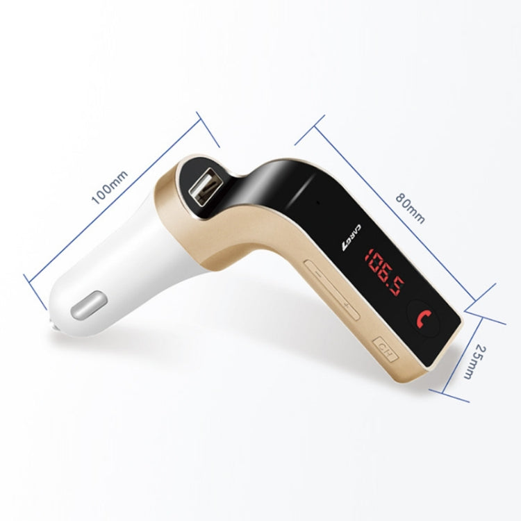 G7 Car Hands-Free Bluetooth FM Player MP3, G7 Gold, G7 Silver, G7 Black, G7 Pink, G7 Rose Gold