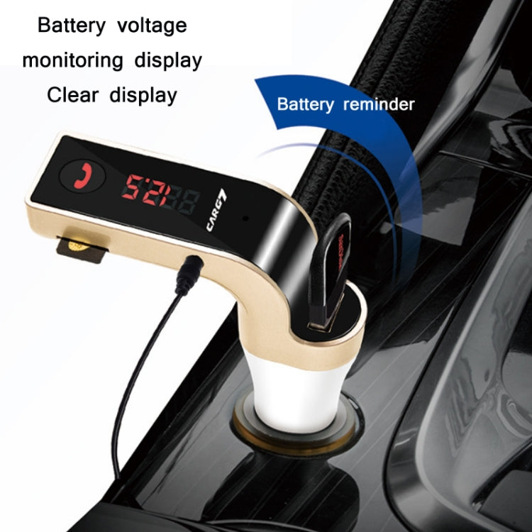 G7 Car Hands-Free Bluetooth FM Player MP3, G7 Gold, G7 Silver, G7 Black, G7 Pink, G7 Rose Gold
