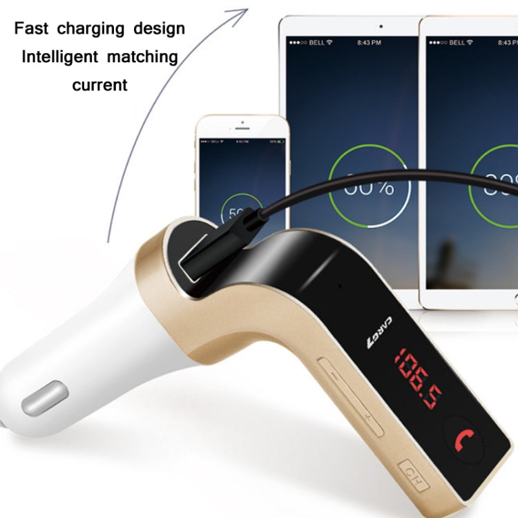 G7 Car Hands-Free Bluetooth FM Player MP3, G7 Gold, G7 Silver, G7 Black, G7 Pink, G7 Rose Gold
