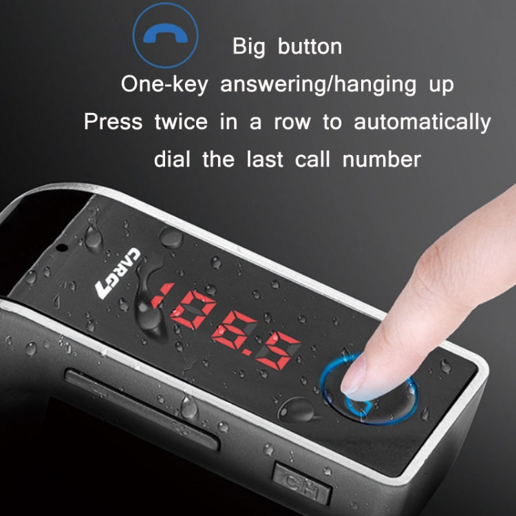 G7 Car Hands-Free Bluetooth FM Player MP3, G7 Gold, G7 Silver, G7 Black, G7 Pink, G7 Rose Gold