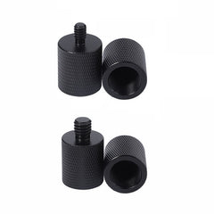 2 PCS Microphone Adapter Screw, F1 5/8-27 Female to 1/4 Male Screw, F10 5/8-27  Female to 3/8 Male Screw