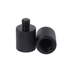 2 PCS Microphone Adapter Screw, F1 5/8-27 Female to 1/4 Male Screw, F10 5/8-27  Female to 3/8 Male Screw