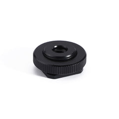 2 PCS Aluminum Hot Shoe Single Nut Screw, 5/8 Male to 1/4 Female Adapter, 5/8 Male to M6 Female Adapter