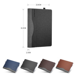 13.5 Inch Multifunctional PU Leather Laptop Sleeve, For Microsoft Surface 1/2/3/4