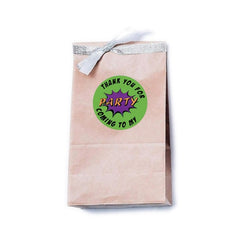 Floral Heart-shaped Thank You Sticker Party Wedding Decoration Label, A-196