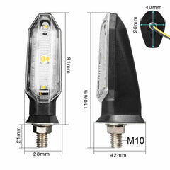1 Pair MK-121 3 LEDs Shark Motorcycle Signal Lamp, MK-121