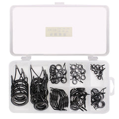 Ceramic Wire Loop Luya Rod Fishing Gear Accessories, 75 PCS / Box