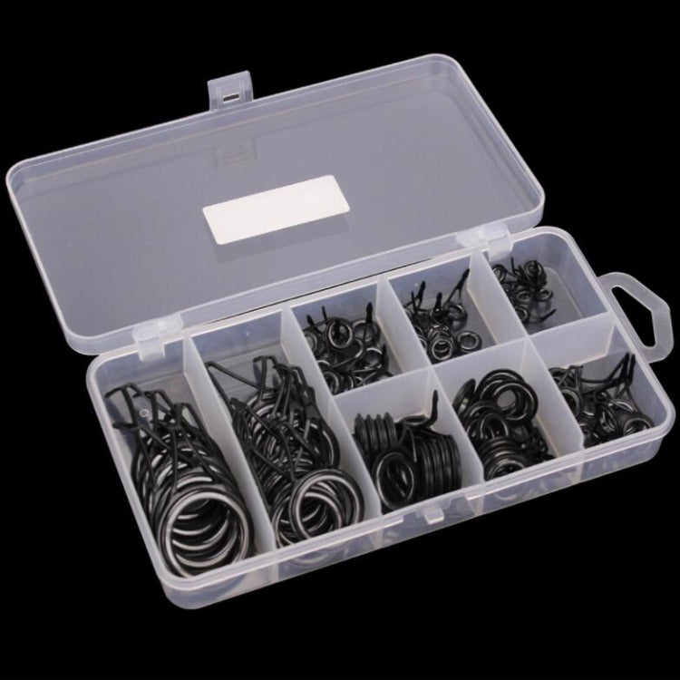 Ceramic Wire Loop Luya Rod Fishing Gear Accessories, 75 PCS / Box