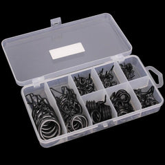 Ceramic Wire Loop Luya Rod Fishing Gear Accessories, 75 PCS / Box