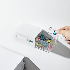 Left And Right Pull Wall Hanging Drawer Box Transparent Storage Box, Wall Hanging Drawer Box