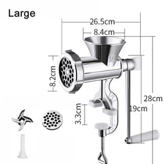 Household Manual Grinder Sausage Machine, No. 5 Small, No. 10 Large