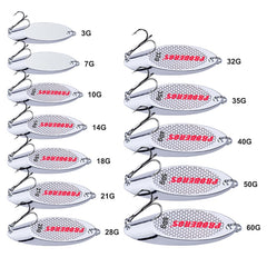 PROBEROS DW342 Lure VIB Metal Sequins, 2 PCS  35g, 40g, 2 PCS 50g, 60g