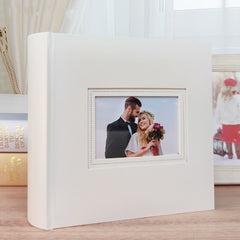 N55060 6 inch Couple Memorial Album, Red, Blue, Black, White