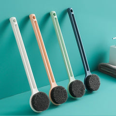 Home Long Handle Soft Hair Shower Brush, Mint Green, Cherry Pink, Ocean Blue, Ivory White